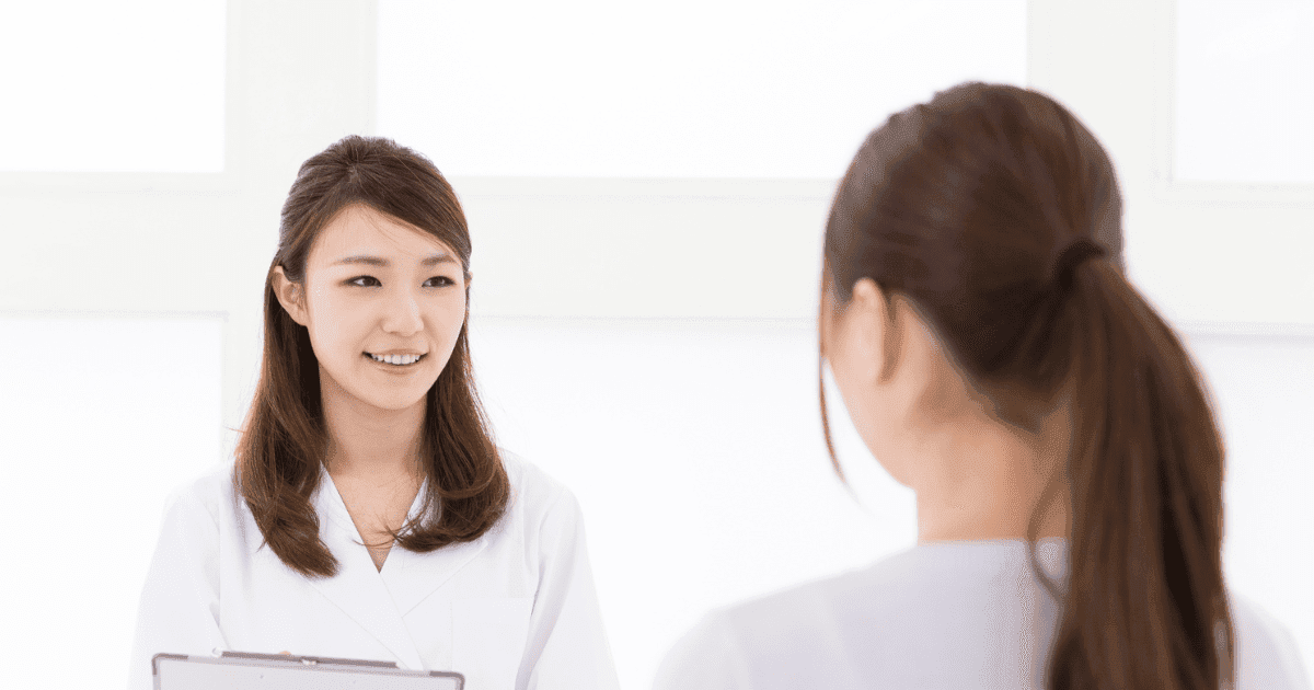 施術前のカウンセリング(問診)